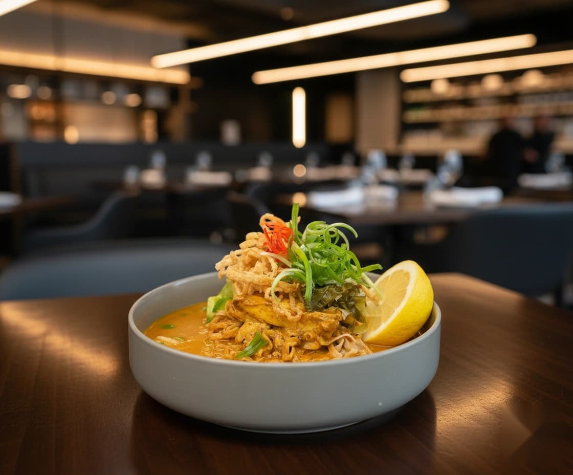 Entrees at Kinnara Thai